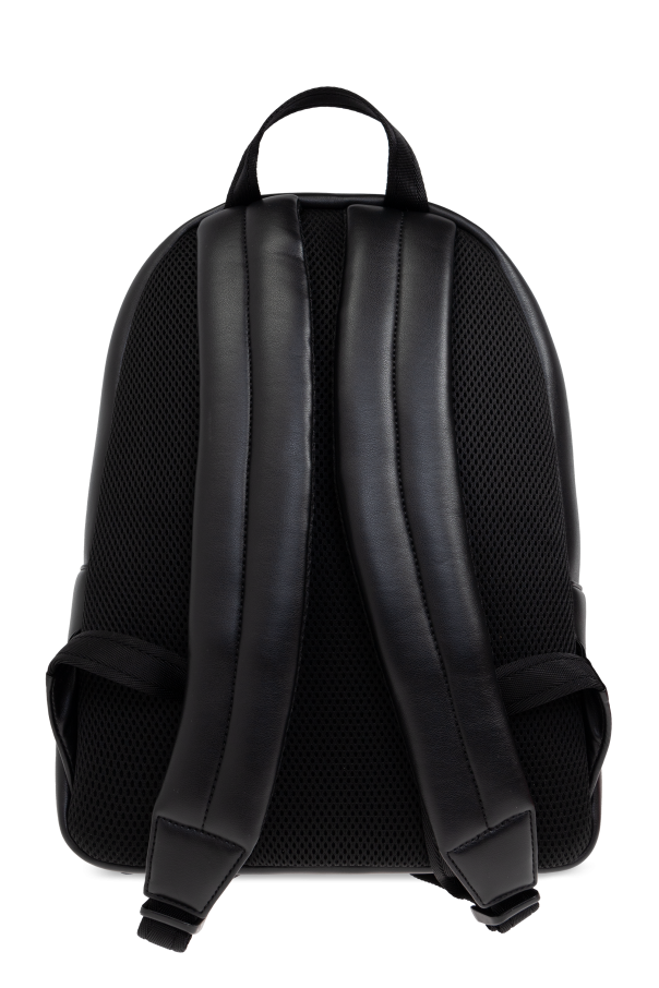 【DIESEL】Holi-D Backpack M Diesel Holi-D faux-leather Backpack | Black | FARFETCH